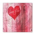 thumbnail image 1 of Love Bandana, Heart on Wooden Board, Unisex Head and Neck Tie, by Ambesonne, 1 of 2