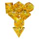 thumbnail image 2 of 7 piezas de papel transparente con , dados de varios lados para Amarillo perfke Dados poliédricos, 2 of 8