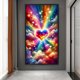 thumbnail image 2 of 5D DIY Nublado Colorido Amor Del 40x70cm, 2 of 9