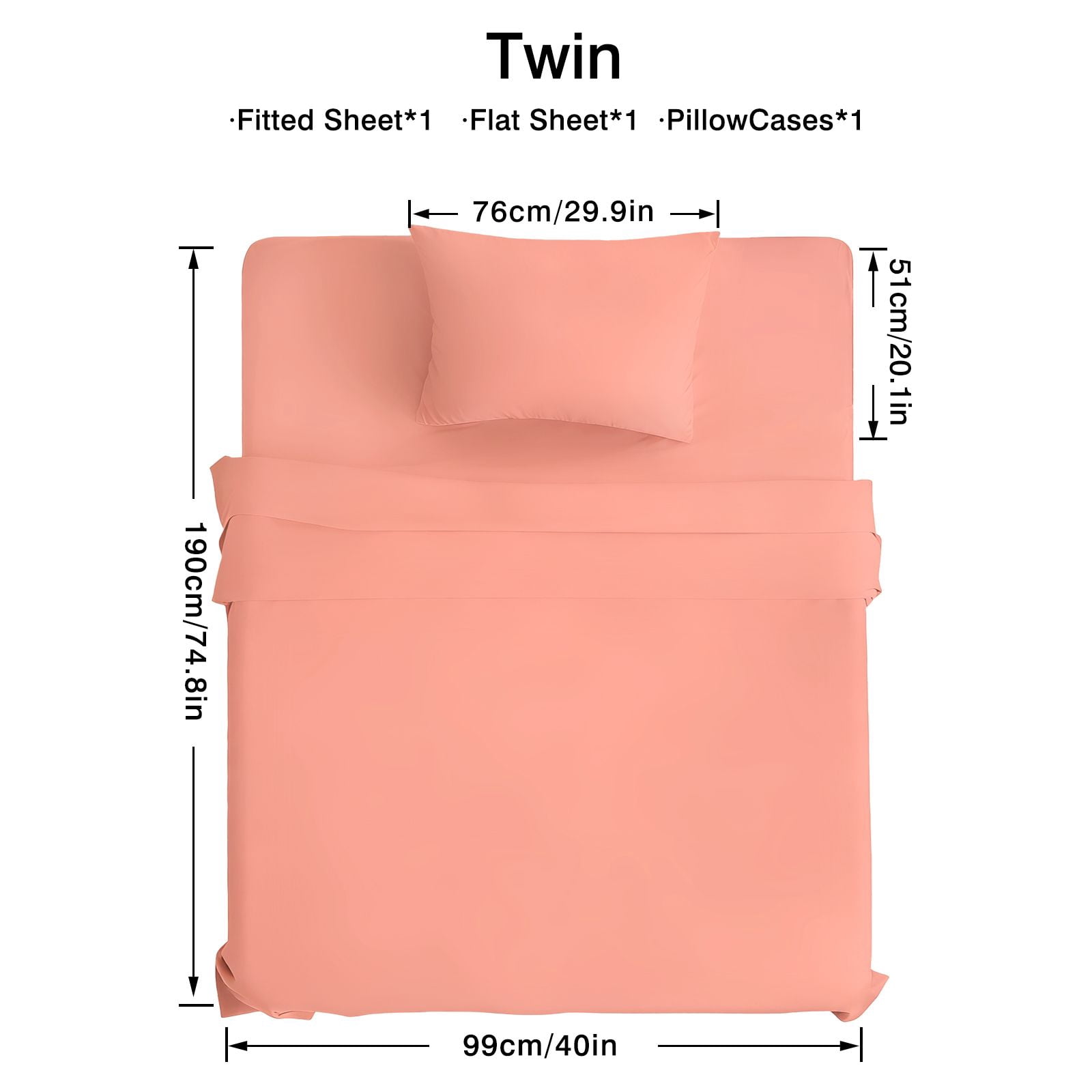 4Pcs Ultra-Soft 85g Sheet and Pillowcase Set, Soft Solid Color, Machine Washable, Suitable For All Seasons, Christmas Comfortable Bedding Set, Available For Single, Double, King, and Queen Beds