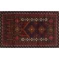 thumbnail image 1 of Ahgly Company Machine Washable Indoor Rectangle Traditional Bakers Brown Area Rugs, 2' x 5', 1 of 7
