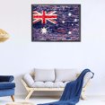 thumbnail image 3 of Cuadros Decorativos Kit de pintura de diamante 5D mosaico de taladro redondo completo con bandera abstracta DIY (A1842) Likrtyny embutido en tela, 3 of 9