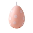 thumbnail image 2 of Easter Egg Shaped Scented Candle with Polka Dots | 1-Pack Soy Wax Decorative Gift for Table Centerpiece | Orange Yellow Green Blue Purple Pink, 2 of 7