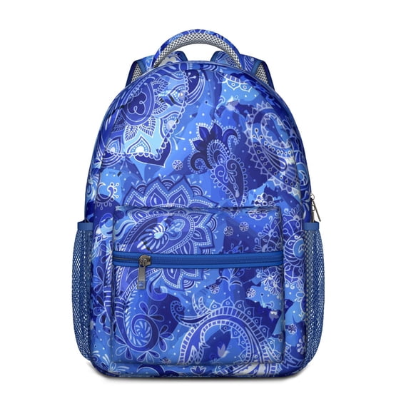 Classic Bohemian Paisley Backpack - Waterproof & Breathable School Bag with Spinal Support