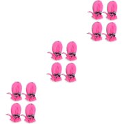 12 Pcs Set Booties Socks Anti- Slip Shoes Rain Booties Botas para Socks for Winter Mesh Socks Dog Boots Pet Shoes Dog Shoes Puppy Shoes Soft-Soled Shoes Rain Boots