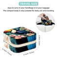 thumbnail image 5 of Toucan Travel Portable Jewelry Box - Square Organizer Box with Bracelet Holder, Earring Organizer – Store Rings, Earrings, Necklaces, Bracelets, and More! Suitable for Girls and Women, 5 of 6