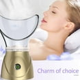 thumbnail image 2 of ” Face Steamer Facial Skin Moisturizing Mist Sprayer Face Pores Deep Mist Thermal Steam  US Plug  Gold  110V”, 2 of 8