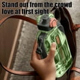 thumbnail image 6 of Flat Square Water Bottle, 25 oz Portable Travel Water Bottles Reusable Sports Bottle with Leakproof Designed for Camping, Fitness, Outdoor, 6 of 6