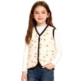 thumbnail image 1 of Chaquetas y abrigos casuales sin mangas y sin capucha de invierno acolchados de seda engrosados que se pueden usar en exteriores e interiores. Artefacto de uniforme escolar para niños y niñas. Conjunt, 1 of 5