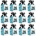 thumbnail image 5 of Big Dot of Happiness Two Cool - Boy - Square Favor Gift Boxes - Blue 2nd Birthday Party Bow Boxes - Set of 12, 5 of 8