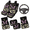 Butterfly and Daisy Pattern, variant on Binienty Car Accessories Set, with Car Mats Floor Mats Car Floor Mats, 9 Pcs Neon Spider Web Car Seat Covers Full Set
