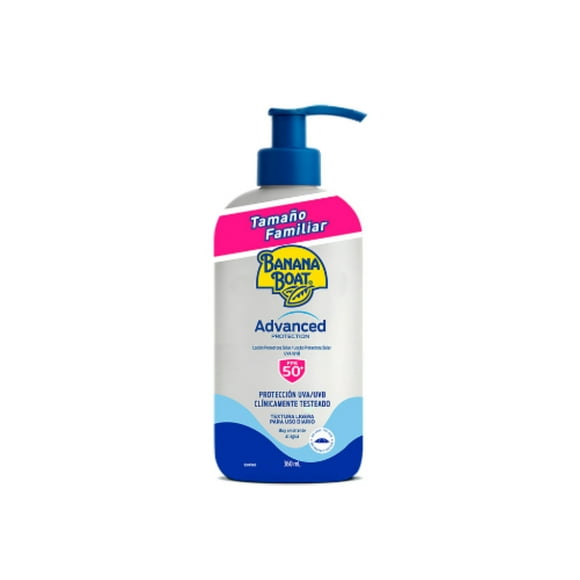 Protector Solar Banana Boat Advance Protection SPF 50+ loción 360 ml