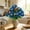 Blue, variant on Artificial Peony Bouquet with Berries – 10-Head Silk Flower Arrangement for Wedding, Home Decor & Altar Display, Festive Faux Floral Centerpiece