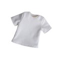 thumbnail image 2 of Camiseta masculina en miniatura a escala 1:6, ropa informal y pequeña para hombre de 12 pulgadas Blanco, 2 of 9