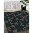 thumbnail image 3 of Ahgly Company Machine Washable Indoor Square Transitional Midnight Gray Area Rugs, 8' Square, 3 of 7