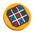 thumbnail image 2 of Juego de estrategia de juego de mesa de juego Tac Toe Bolt, aprendizaje temprano, consola de juego de rompecabezas de teaser de cerebro para edades de naranja, 2 of 8
