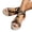 Black, variant on Women's Bohemia Platform Dress Sandals Ethnic Beach Espadrilles Wedge Elastic Ankle Strap Summer Shoes
