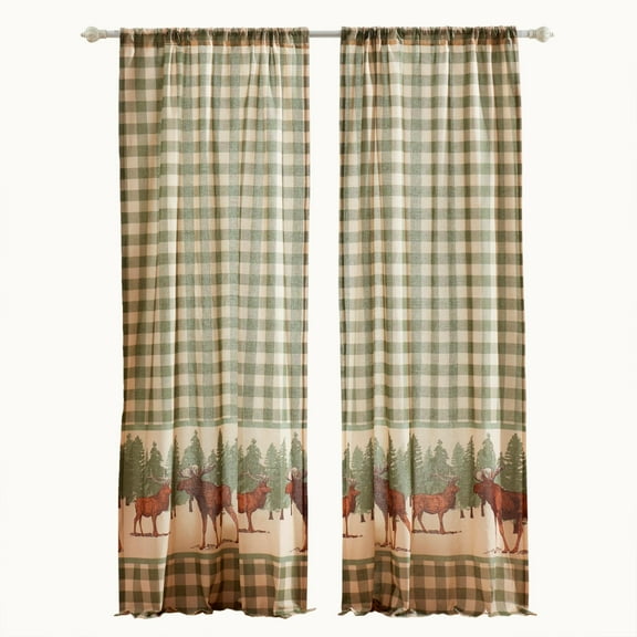Greenland Home Moose Creek Curtain, 84-inch Long, Multi