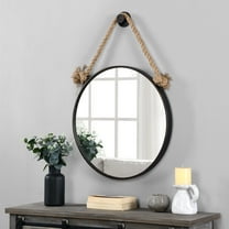 FirsTime & Co. Bronze Dockline Wall Mirror, Coastal, Round, 22 x 2 x 33.5 in