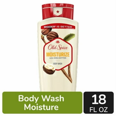 2X - Old Spice Fresher Collection Body Wash Moisture with Shea Butter 18 fl oz