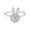 Silver, variant on Easter Rabbit Turn Ring Rotable Zircon Rabbit Open Ring Anxiety Ring, Health & Beauty Care Products