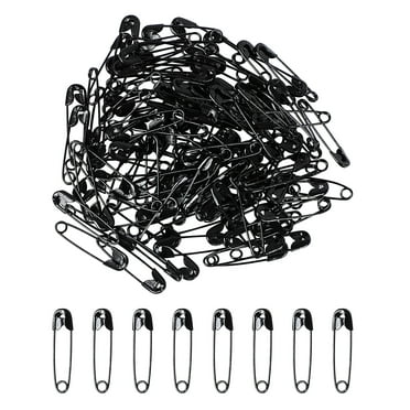 Metal  Pins,  Pins Bulk, 100 Pack, Small  Pins, Black  Pins for Brooch Badge Clothes Sewing DIY Craft