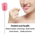 thumbnail image 4 of Kokovifyves Oral Care Sticks Disposable Oral Care Sponge 100 Pcs Mouth Sponges Oral Care Sticks for Cleaning In Oral Clinics, 4 of 9