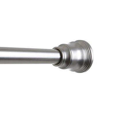 Photo 1 of bino 'versailles' shower curtain tension rod, brushed nickel - 48 to 72