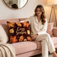 thumbnail image 2 of Harvest Pumpkin Throw Pillow Covers Thanksgiving Decorative Pillow Cases Fall Cushion Covers for Couch Sofa Bedroom Living Room Home Autumn Seasonal Decor, 2 of 7