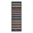 thumbnail image 3 of Unique Loom Belize Outdoor Collection Area Rug - Altun (2' x 6' Runner Charcoal/Light Blue), 3 of 7