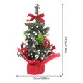 thumbnail image 2 of Christmas Tree Decor Mini Artificial Ornament for Desktop Decoration 3Pcs, 2 of 4
