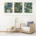 thumbnail image 5 of William Morris Canvas Wall Art Vintage Poster Prints Framed Set of 3 Botanical Bird Aesthetic Pictures Gallery Artwork Painting Wall Decor for Living Room Bedroom Office 12x16in, 5 of 7