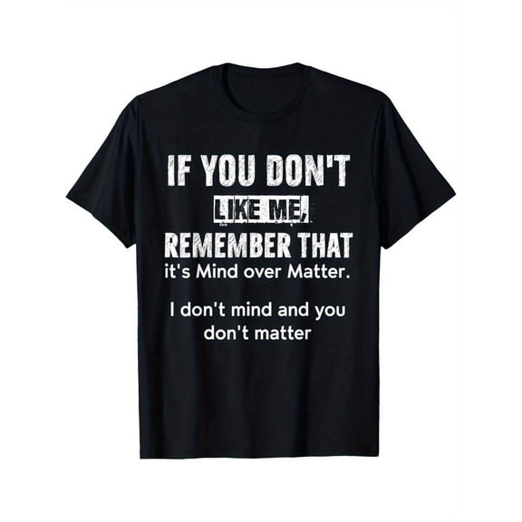 Cotton Casual Mind Over Matter Graphic Tee T Shirt Top Motivational Gym Design Black S-5XL