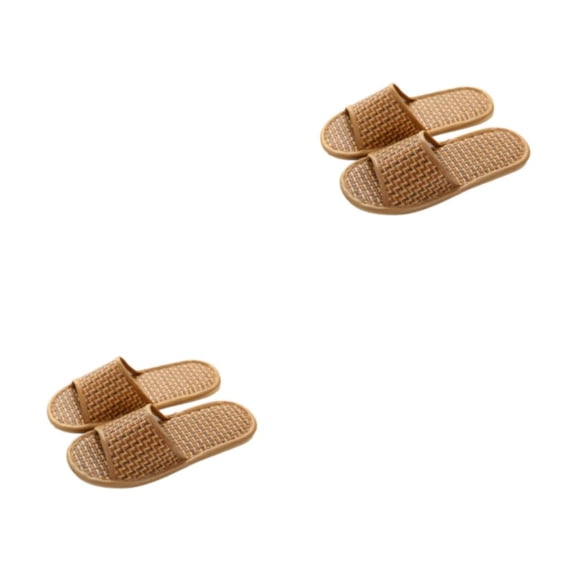 Sonducket 1 par de pantuflas para casa de interior y exterior de Hotel en casa para adultos, sandalias portátiles de estilo informal con punta Type3 NO3
