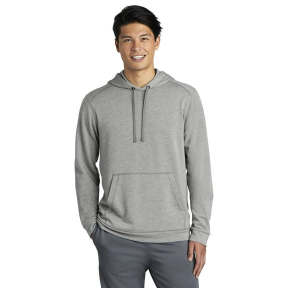 Sport-Tek ® PosiCharge ® Tri-Blend Wicking Fleece Hooded Pullover. ST296