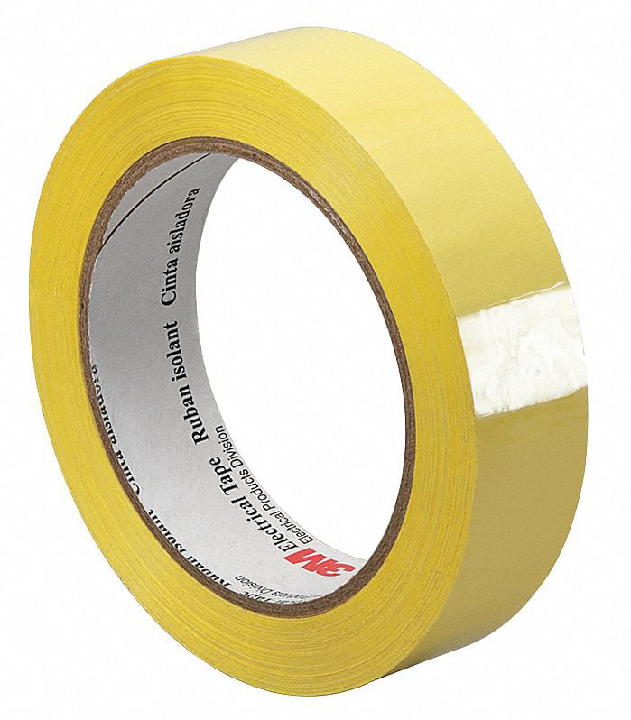 Yellow Intertape 4116 60' All Weather Colored Electrical Marking Tape 