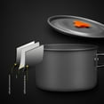 thumbnail image 4 of Compact Non-Stick Camping Cookware Set for 2-3 People - Perfect for Outdoor, 4 of 9