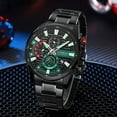 thumbnail image 4 of CURREN Sports Multi Function Watches for Men New Stainless Steel Quartz Wristwatches with Luminous Hands Clock, 4 of 6