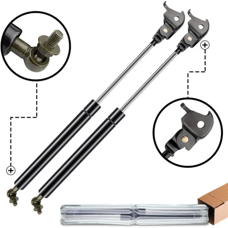 A-Premium Hood Lift Supports Shock Struts Replacement for Toyota Landcruiser Land Cruiser 80 LX450 1990-1997 2-PC Set