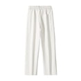 thumbnail image 5 of JAJAHO Mens Suit Pants Straight Leg Relaxed Fit Elastic Waistband Dress Pants Ankle Length Solid Color Versatile Trousers, 5 of 5