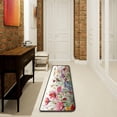 thumbnail image 6 of FREEAM Watercolor Flowers Non-Slip Runner Rug Area Rug Washable Rectangle Rug for Bedroom Living Room Bathroom Hallways Home Decor 72x, 6 of 7