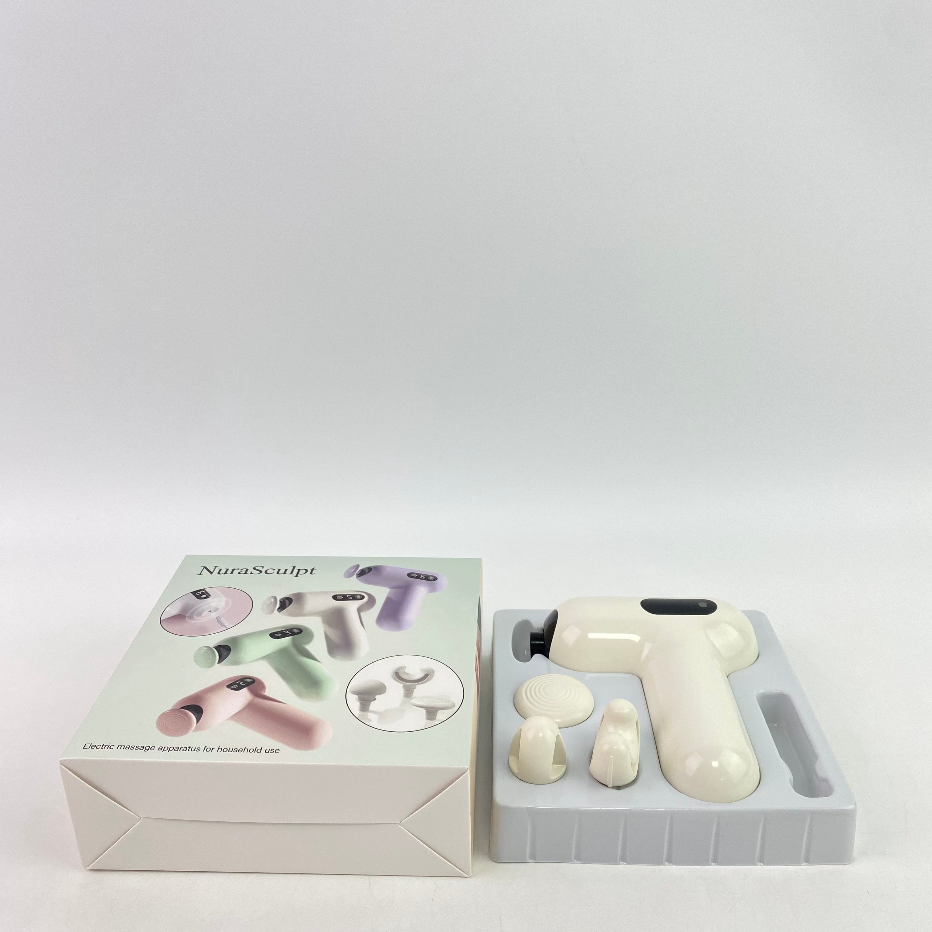 NuraSculpt Electric massage apparatus for household use,Massage Gun, Pocket-Sized Deep Tissue Massager Gun, Portable Percussion Muscle Massager Gun, Ultra Small & Quiet Muscle Massage Gun
