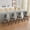 Gray4, variant on Jianyuan Song 26" Counter Height Swivel Bar Stools Set of 2, Hand-Tufted Velvet Upholstered Bar Chairs with Button Trim, Solid Wood Legs, Gray