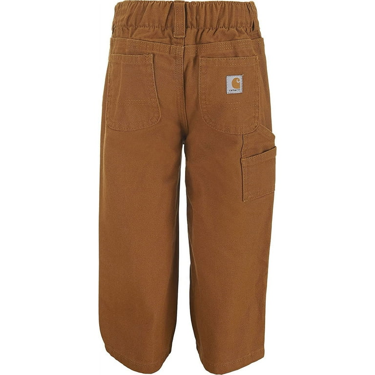Carhartt Boys Dungaree Pants 6 Carhartt Brown Walmart