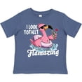 thumbnail image 3 of Inktastic I Look Totally Flamazing with Flamingo in Sunglasses Boys or Girls Toddler T-Shirt, 3 of 5