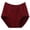 #02Wine, variant on Lightweight Nylon High-Rise Panties for Women Comfort Stretch Full Coverage Daily Underwear Multicolor 2XL