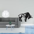 thumbnail image 2 of Elegante Pecera Transparente Con Adorno De Toro De Resina Moderna Para Oficina, Mesa, Decoración Del Hogar Y Figura Abstracta Coleccionable., 2 of 8