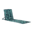thumbnail image 3 of Silla de playa plegable del piso, estera de bronceado del sillón plegable, silla de playa del piso verde, 3 of 8