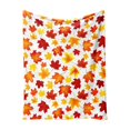 thumbnail image 2 of WDOBM Warm Blanket, Plush Blanket, Maple Leaf Pumpkin Flannel Sofa Throw Blanket, Flannel Blanket, Fall Pumpkin Throw Blanket for Sofa Throw Blanket, 2 of 6