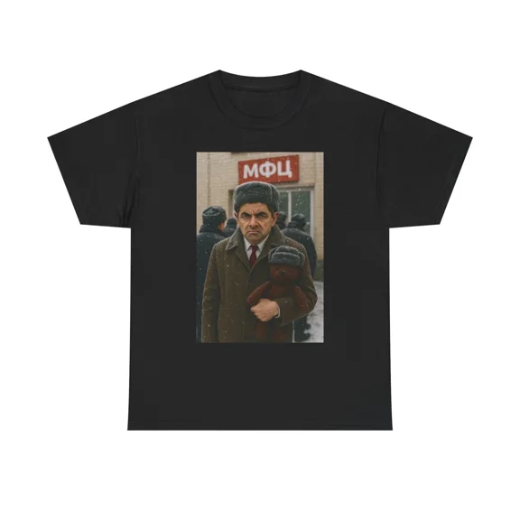 Mr Bean Funny Realistic Comedy Retro Meme Graphic Cotton Unisex T-Shirt up to size 5XL